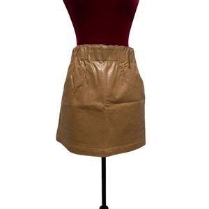 Jolt Vegan Leather Skirt